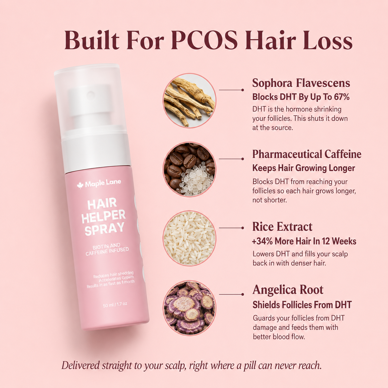 Maple Lane Hair Helper Spray